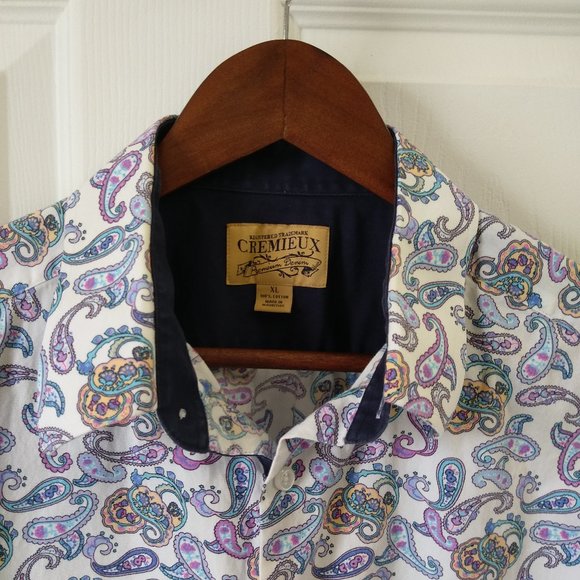 Cremieux Longsleeve Paisley Shirt Xl 